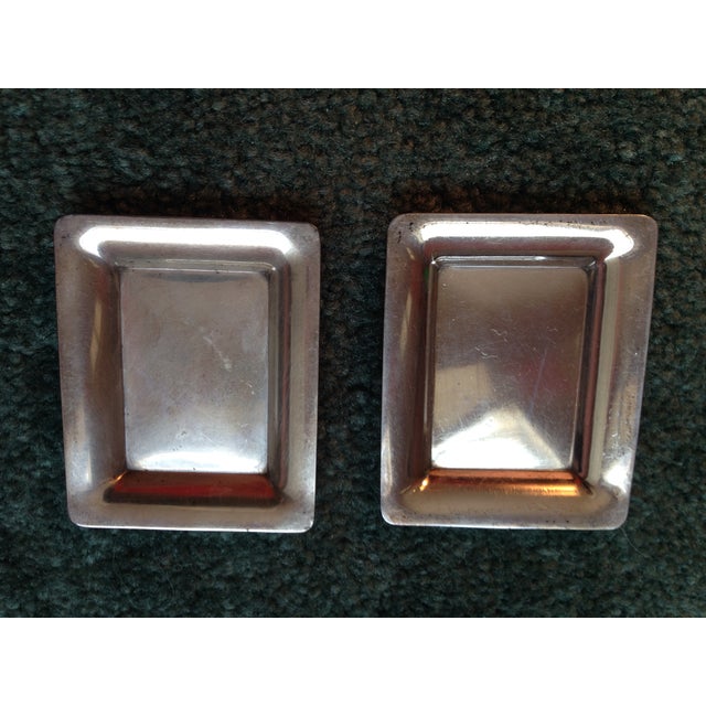 Early 20th Century Rectangular Sterling Silver Small Containers - a ...