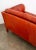 Mid 20th Century Danish Modern Sofa Couch Rust Red Leather 3 Seat Denmark MCM For Sale In Sacramento - Image 6 of 11