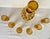 Exquisite 7-piece vintage Mid-Century Modern Italian art glass decanter set crafted in the famous glass-making region of...