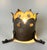 A striking hand-crafted brass flush-mount ceiling light dating from the 1960s. The sculptural construction, substantial...