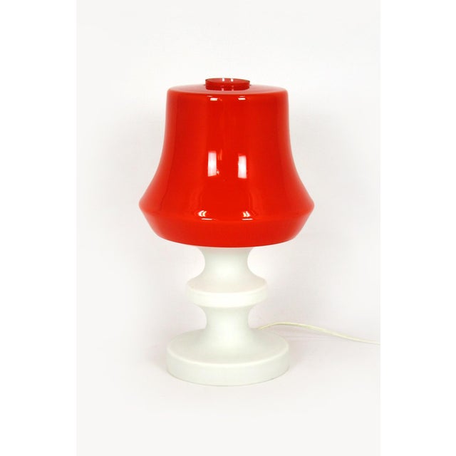 Vintage Glass Table Lamp from Lighting Glass, 1970s For Sale - Image 17 of 17