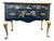 Vintage Statton Americana Hand-Painted Floral Queen Anne Chest of Drawers For Sale