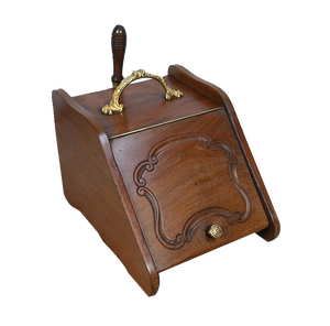 End of 19th Century Mahogany Charcoal Box, England