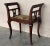 Antique Carved Mahogany Benches, 1890, Set of 4 For Sale - Image 3 of 12