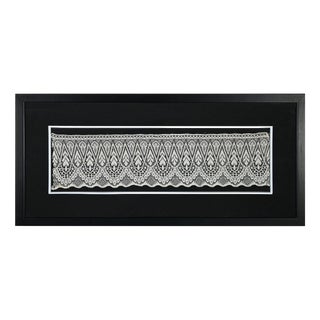 Antique Southern Italian Silk Lace Embroidery, 18th Century For Sale