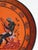 Large Greek Black-Figure Orange Terracotta Wall Plate with Classical Motif, 1970s For Sale - Image 13 of 18