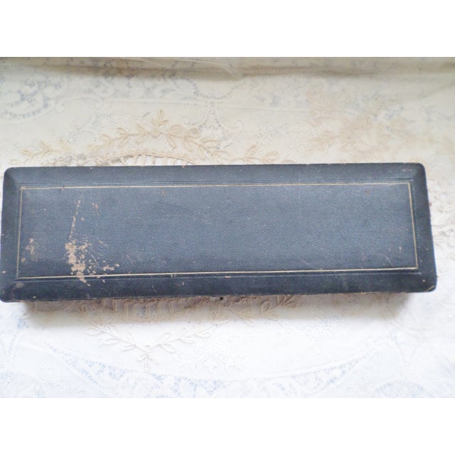 Antique English Victorian Robert Mosley Cutler & Silversmith 3 Piece Bone Carving Set For Sale - Image 11 of 16