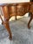 French Provincial Late 20th Century Bernhardt French Provincial Side Table / End Table With Burlwood Inlay Scallop Top For Sale - Image 3 of 5