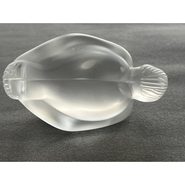 René Lalique Crystal Figurines by René Lalique, 2000s, Set of 2 For Sale - Image 4 of 6