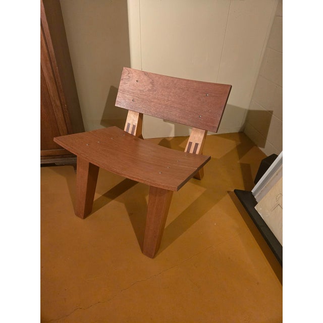 Contemporary Cedar Sâlao Accent Chair For Sale - Image 3 of 10