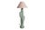 A cast plaster cactus floor lamp by Bon Art. Cast in the shape of a saguaro cactus, with ridged and pitted details on the...
