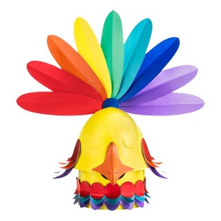 Raw & Rainbow Gallo Sculpture in Powder-Coated Aluminum by Altreforme For Sale