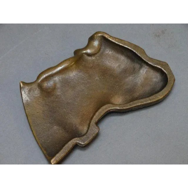 Bradley Hubbard Late 19th Century Bradley & Hubbard Bull Terrier Bronze Paper Weight For Sale - Image 4 of 5