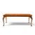 Wood Baker Furniture Stately Homes Queen Anne Walnut Expanding Dining Table With 3 Leaves For Sale - Image 7 of 17