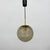 Mid-Century Modern Brass and Smoked Glass Ball Pendant from Limburg Glashütte, 1970s For Sale - Image 3 of 18