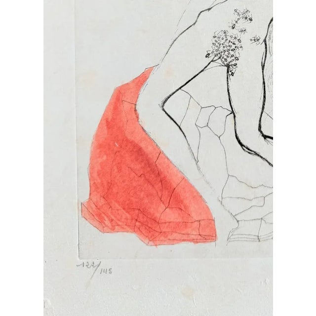 Salvador Dali, Femme à la fontaine, 1967, Etching, in Flawless conditions. Designed 1960 to 1969