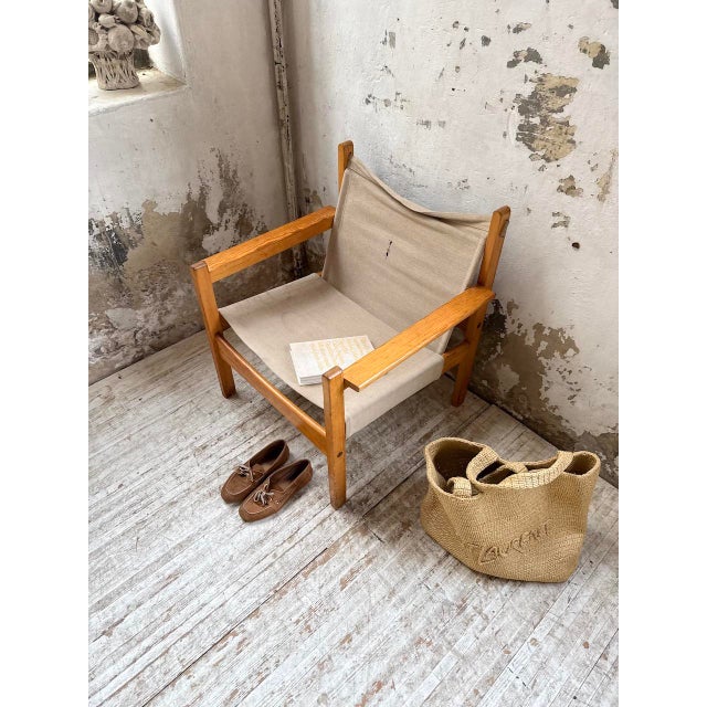 Safari Armchair in Pine by Rold Rastad and Adolf Relling for Sørlie Möbler, 1960s For Sale - Image 14 of 18