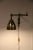 1940s Vintage Brass and Iron Wall Lamp For Sale - Image 5 of 12