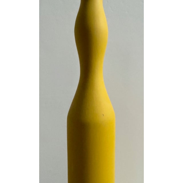 Yellow 2018 Sonia Pedrazzini Contemporary Italian Handmade Yellow "Sand" Ceramic Vase For Sale - Image 8 of 17