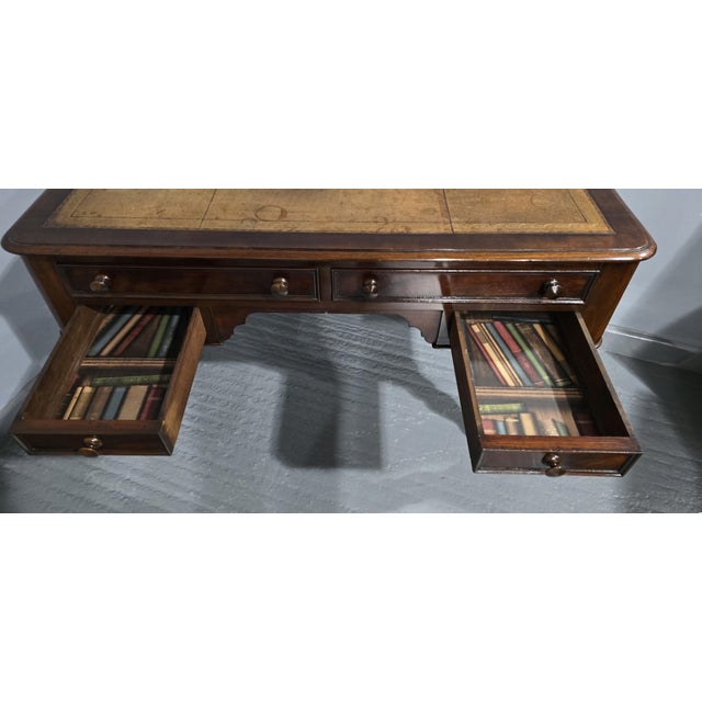William IV Freestanding Mahogany Desk, 1820s For Sale - Image 11 of 12