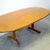 G-Plan "Fresco" Teak Oval Pedestal Base Dining Table With Butterfly Leaf For Sale - Image 10 of 15