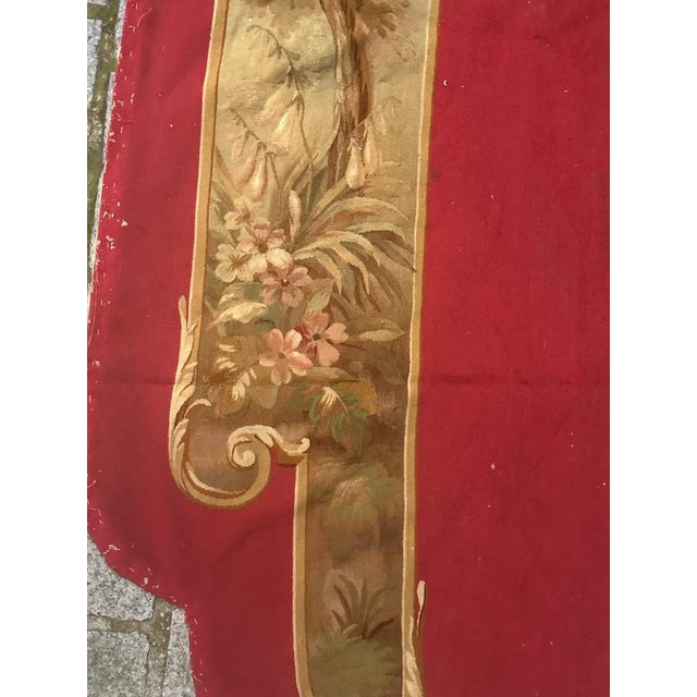 Antique French Handwoven Aubusson Tapestry for Valance, 1890s For Sale - Image 14 of 18
