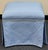 Traditional Late 20th Century Skirted Upholstered Ottomans - A Pair For Sale - Image 3 of 9