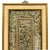 The item shown in the image is an antique Chinese silk embroidered robe sleeve panel, dating from the late Qing Dynasty...