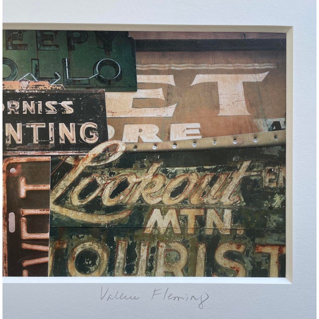 2007 Valerie Fleming Chattanooga Neon Sign Photographic Collage For Sale - Image 4 of 9