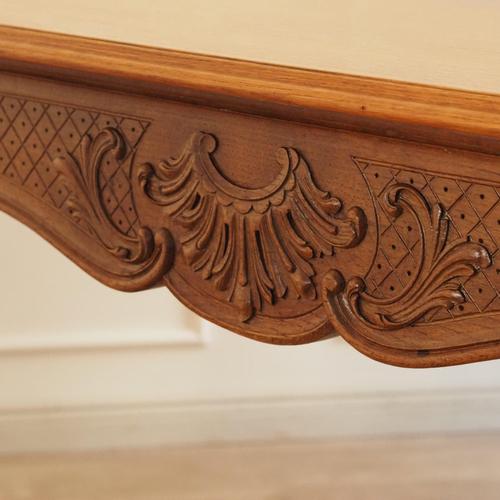 Antique French Country-Style Oak Dining Table, 1890s For Sale - Image 13 of 18