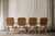 2000 - 2009 Vintage Padma’s Plantation Armchairs Woven Rattan With Sherpa Upholstery, Set of Four For Sale - Image 5 of 17