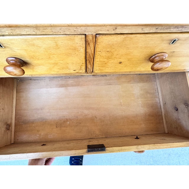19th Century English Pine Chest of Drawers For Sale - Image 10 of 13