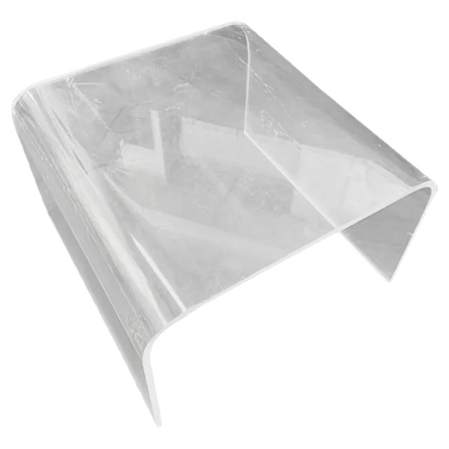 Vintage Methacrylate Side Table For Sale
