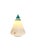 Glass Vintage Cone Pyramid Table Lamp in White and Blue Murano Glass by Giusto Toso for Leucos, 1970s For Sale - Image 7 of 12