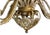 Gilt Iron and Crystal Beaded Chandelier, Belle Époque Style For Sale - Image 4 of 7