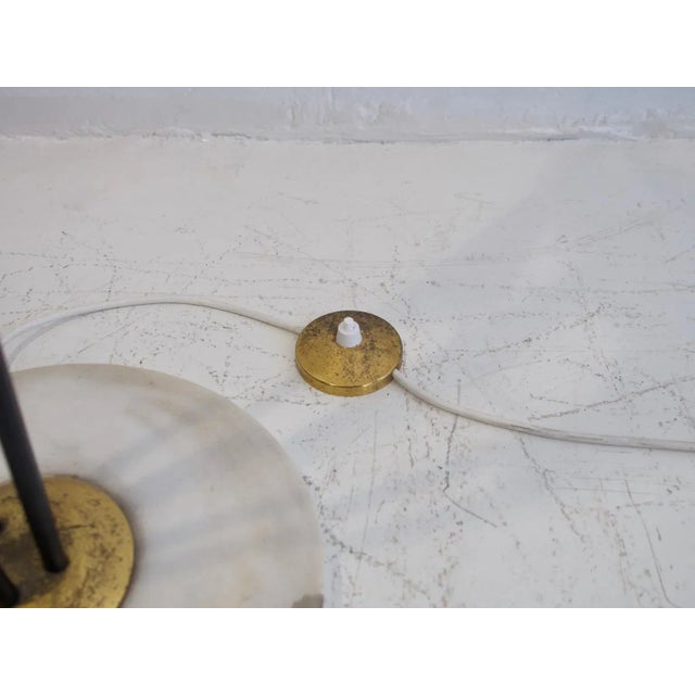 Metal Metal, Wood, & Brass Floor Lamp with Five Lights from Stilnovo, 1950s For Sale - Image 7 of 12