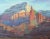 Silvio Silvestri, Listed Artist (1948-2018) Arizona Canyon Mountain Landscape Painting Including the Antiqued Ornate Gold Frame For Sale - Image 10 of 12