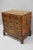 Vintage Italian Olive Wood Veneer Campaign Chest of Drawers Cabinet Side Table For Sale - Image 12 of 18