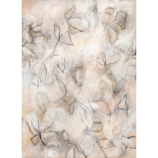 Wild Flowers No. 31 - Organic Abstract Mixed Media Drawing by Sara Richardson For Sale