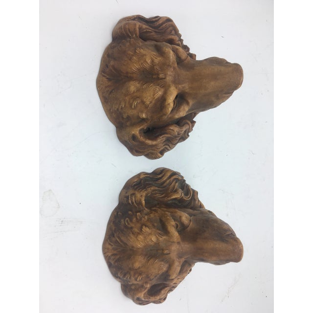 1970s Wood Dog Figures with Flat Backs, a Pair For Sale In Charleston - Image 6 of 7