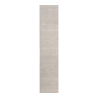 Rug & Kilim’s Oversized Contemporary Textural Solid Rug in Ivory Tones For Sale