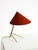 Large Mid-Century Modern Tripod Brass Table Lamp with Fabric Shade from Kalmar, 1950s For Sale - Image 12 of 18