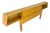 Edmund Spence Blond Birch 92" Long Headboard Bed w/ Storage Compartment c1960s For Sale
