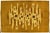 Hand-knotted in wool, this 6x10 vintage French rug, circa 1970, is a striking example of mid-century modern design...