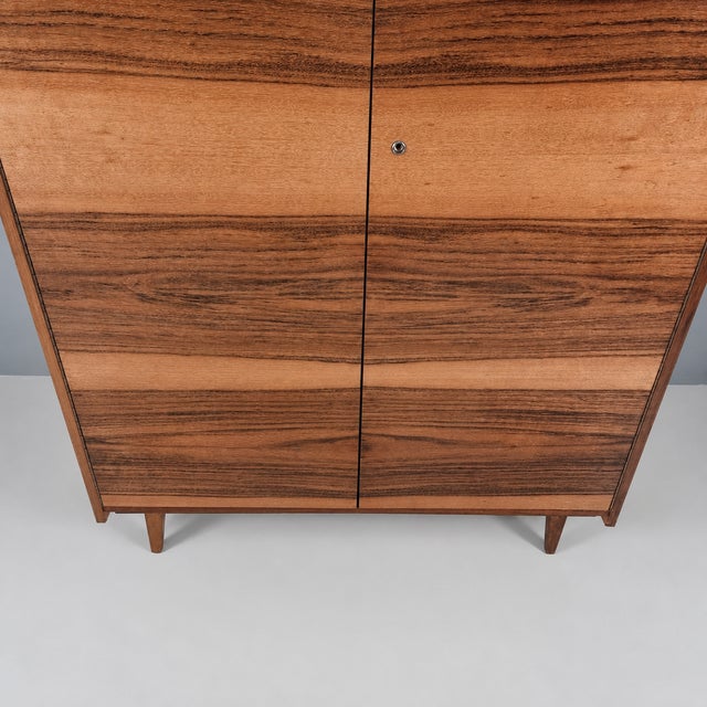Vintage Wardrobe in Walnut, 1970s For Sale - Image 9 of 13