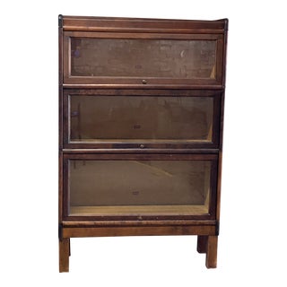 1930s Weis Three Stack Barrister Bookcase For Sale