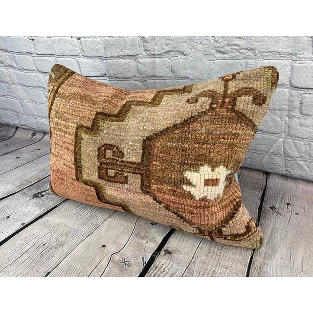 Vintage Pillow Case Turkish Rug Pillow Decorative Rug Pillow Dry cleaning only. PILLOW INSERT IS NOT INCLUDED