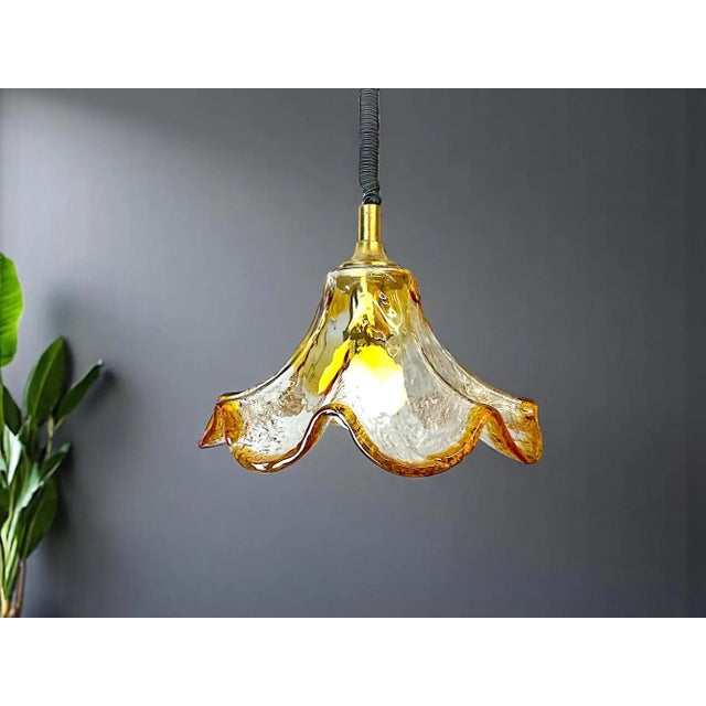 Murano Glass Tulip Pendant Light, 1960s For Sale - Image 10 of 10