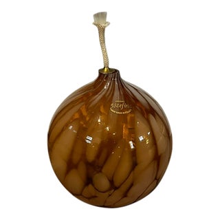 1980s Józefina Handmade Glass Oil Lamp For Sale