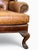Rare Vintage Zagaroli Chesterfield Wingback Leather Chair With Hairy Claws For Sale In Raleigh - Image 6 of 10